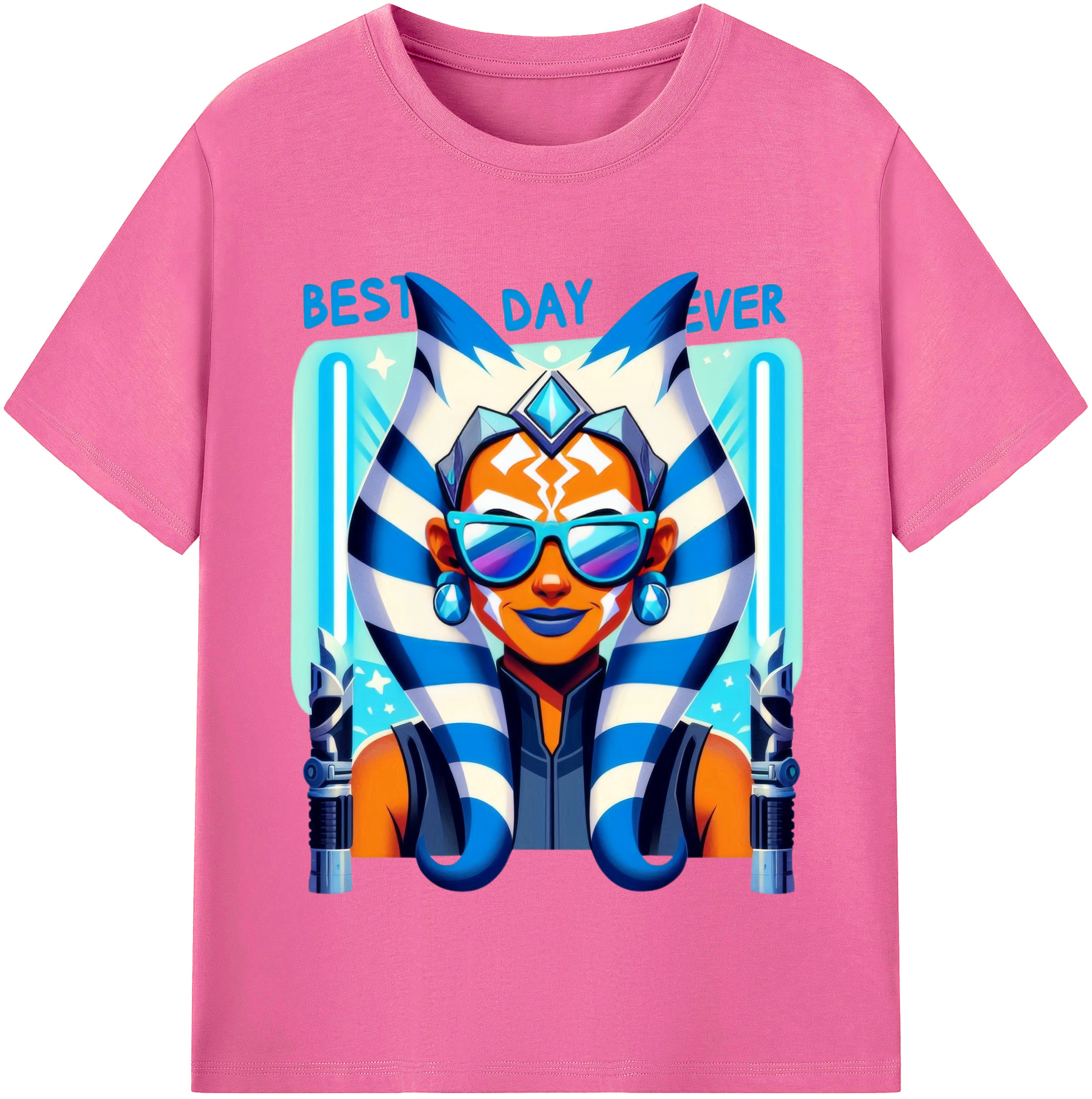 （画像用） スター・ウォーズ Star Wars レディースカジュアルプリントTシャツ（綿100％）
